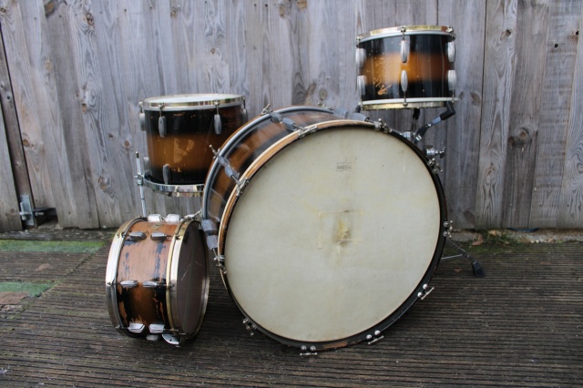 Slingerland 1948-50 'Gene Krupa' Radio King in Black Gold Duco